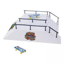 Pista Skate Dedo Rampa Brinquedo Criança Fingerboard Brinde