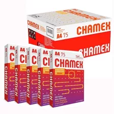 Papel Sulfite A4 2500 Folhas 210x297 Chamex Caixa C/5 Resmas