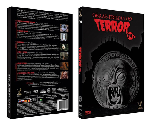 Dvd Obras-primas Do Terror Vol 14 - 6 Filmes Horror Europeu