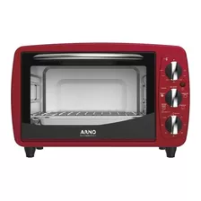 Horno De Mesa Eléctrico Arno Airfry 5 Em 1 20l Rojo 220v