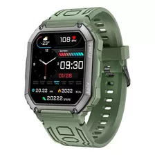 Smartwatch Colmi P26 Green Silicone Sports Para Hombre Color De La Caja Verde Color De La Malla Verde Oscuro Color Del Bisel Negro