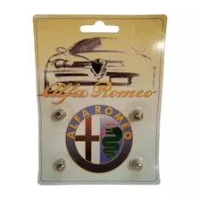 Tapa Tapita Válvula Cromada Rueda Llanta Original Alfa Romeo