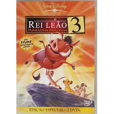 Dvd O Rei Leão 3 Edição Especial 2 Dvd Disney Original Impec