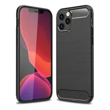 Funda Estuche Tipo Carbono Compatible Con iPhone 11 Pro Max