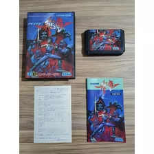 Strider Mega Drive Completo Strider Hiryu Japones Cib