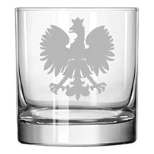 11 Oz Rocks Whiskey Highball Glass Poland Polish Eagle