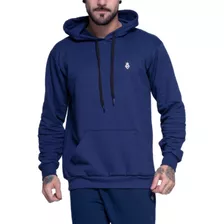 Moletom Azulmarinho Masculino E Feminino Blusa De Frio Heyju