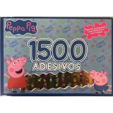 1500 Adesivos Prancheta Para Colorir - Peppa Pig