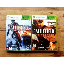 Battlefield 4 + Battlefield Hardline (mídia Física) Xbox 360