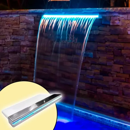 Fontana Solare Per Piscina Con Luci LED E Telecomando – Doppio Getto, Timer 2/4/6h E Batteria 1200mAh