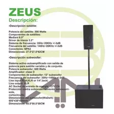 Sistema Audio Profesional Dj Schalter Zeus 900 Watts
