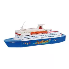 Transatlântico Gulliver Embarcação Navio Barco Em Miniatura