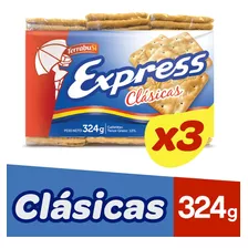 Pack X 18 Unid. Galletitas 324 Gr Express Galletitas Crac