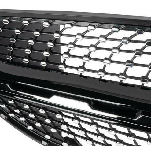 Chrome Diamond Grill Front Bumper For Mercedes-benz Glc- Td1 Foto 5