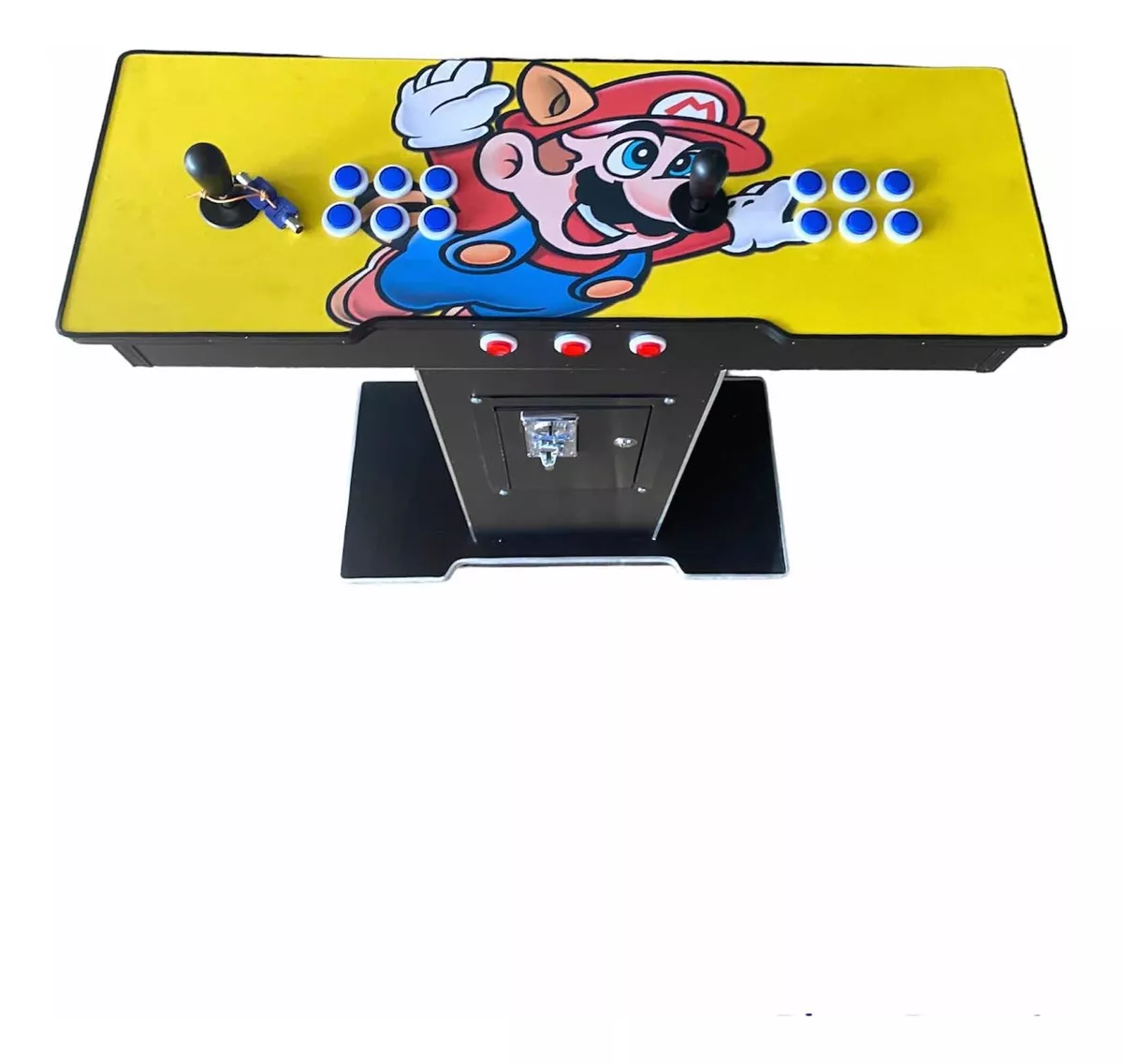 Tablero Arcade G. Pedestal Monedero Pandora Box 3d Saga Gt