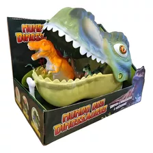 Maleta Cabeça De Dinossauro C/6 Unidades Brinquedo Original