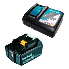 Carregador Duplo Dc18rc + 1bateria Bl1860b 18v 6ah Makita