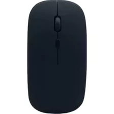 Mouse Inalambrico Bluetooth Y Usb Recargable 1600 Dpi Negro 