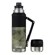 Termo Contigo Tapon Cebador Mate Camuflado Acero Inoxidable