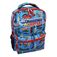 Hot Wheels Race Car Boys Mochila Escolar De 16 Pulgadas (tal