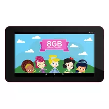 Tablet Infantil Princesinhas Ht705 - Android 7.1 Wi-fi Capa