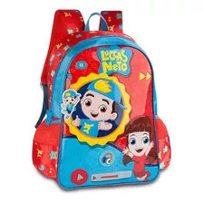 Mochila Luccas Neto Media Com 5 Frases 33 Cm