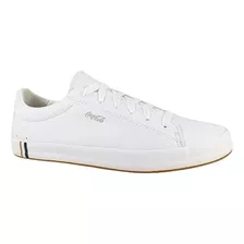 Sapatênis Coca Cola Masculino Torino Casual All White Tênis