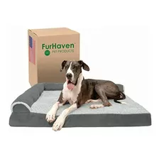 Furhaven Xxl Orthopedic Dog Bed Two-tone Faux Fur & Suede L