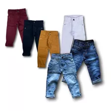 Kit 6 Calça Jeans Infantil Masculina Atacado 1 A 8 Anos