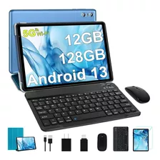 Tablet 10.1'' 128gb+12gb Memoria Ram Android 13 Con Funda