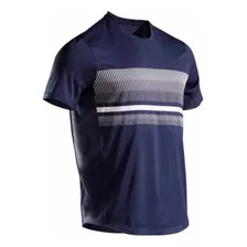 Camiseta Manga Corta Transpirable Artengo Tts100, Azul