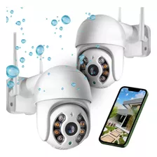 2 Cameras De Segurança Wifi Ip 360 Visão Noturna Prova Dágua