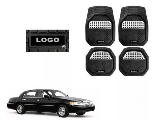 Foto de Tapetes 4pz Bandeja 3d Logo Lincoln Towncar 1998 - 2005 2006