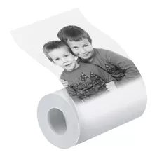 Rollo De Papel Termico Para Mini Impresora Inalambrica 1 Pz Color Blanco