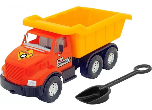 Caminhão De Brinquedo Max Caçambão 80cm - Tilin Brinquedos