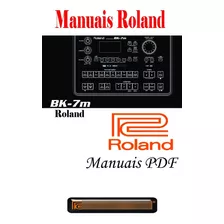 Manual Teclado Roland Bk-7m Em Português 