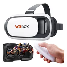 Kit Vr Box Casco De Realidad Virtual 3d + Joystick Bluetooth