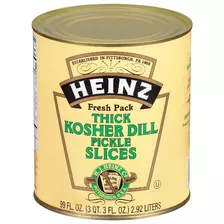 Heinz Pepinillos Kosher Dill En Rodajas 2,9 Kg