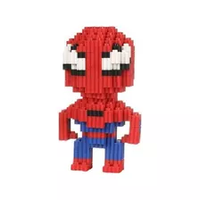 Mini Bloques Spider-man Figura 3d Armable