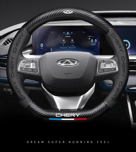 Chery D-forma De Fibra De Carbono Cubierta Del Volante Foto 2