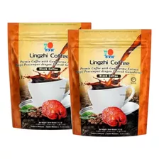 Café Lingzhi Negro 2 En 1 Dxn - Con Ganoderma (2 Bolsas)