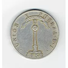 Moneda De Chile, 1 Peso, 1834 (versión Conmemorativa). Jp