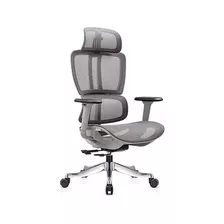 Silla Gerencial Montenegro Ergonomica Gris De Malla 