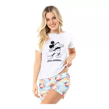 Pijama Mujer Remera Disney Mickey 20140