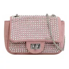 Bolsa Bandolera Rhinestone Brillante Elegante Moda Mujer