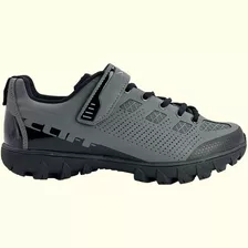 Zapatillas Cliff Rexton Mtb Tipo Tenis Negro Gris