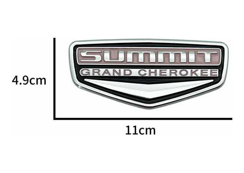 Emblema Summit Metalico Para Carro - Incluye Adhesivo Foto 2