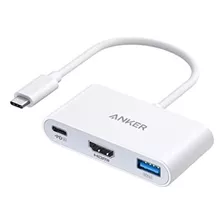 Anker Usb C Hub, Powerexpand 3 En 1 Usb C Hub, Con Hdmi 4k, 