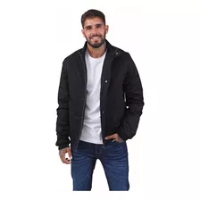 Campera Hombre Bravo Jeans Benji Negra T. S Al 3xl