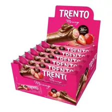 Chocolate Trento Morango 16x32g - Peccin